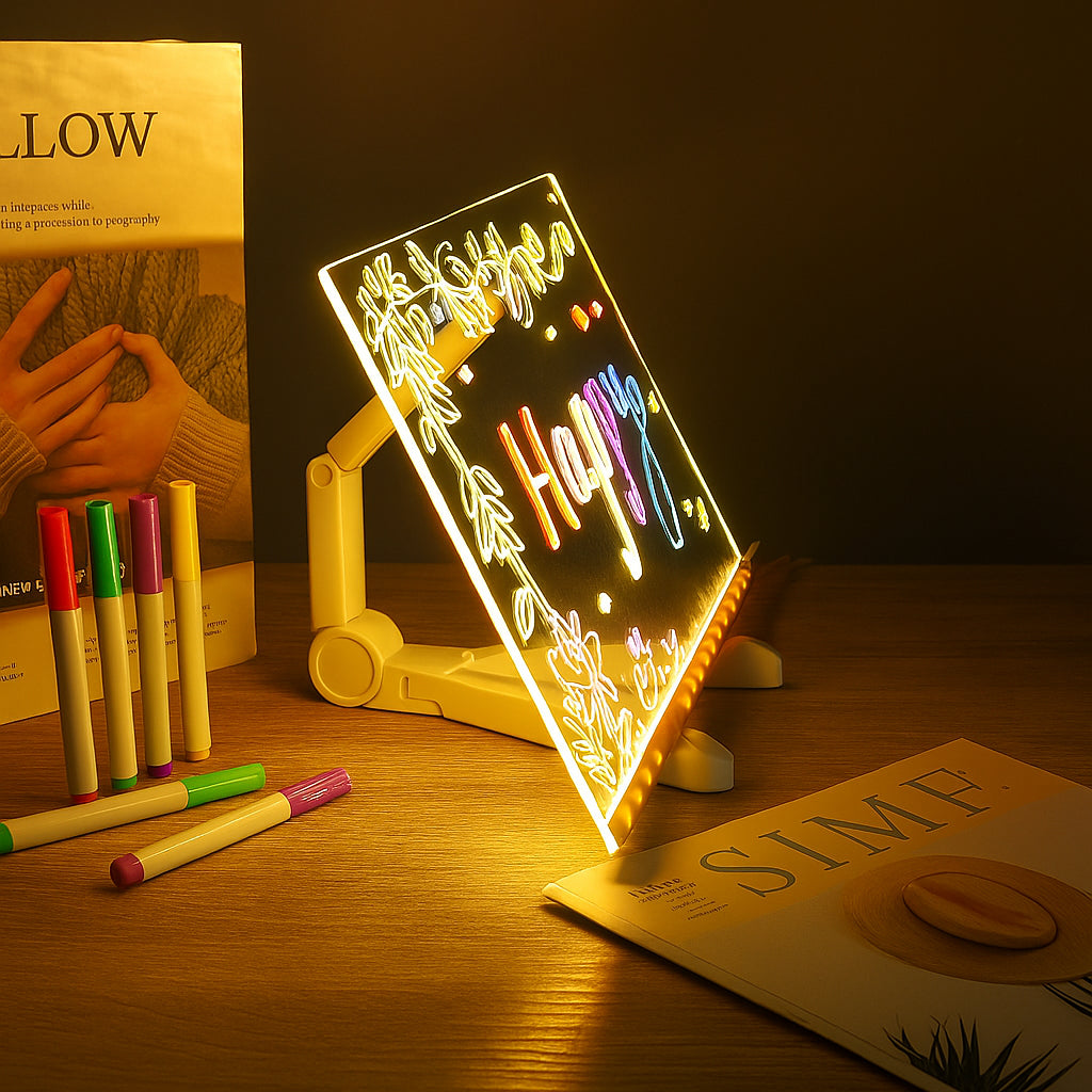 🚀 PIZARRA LED MÁGICA 🌈✨