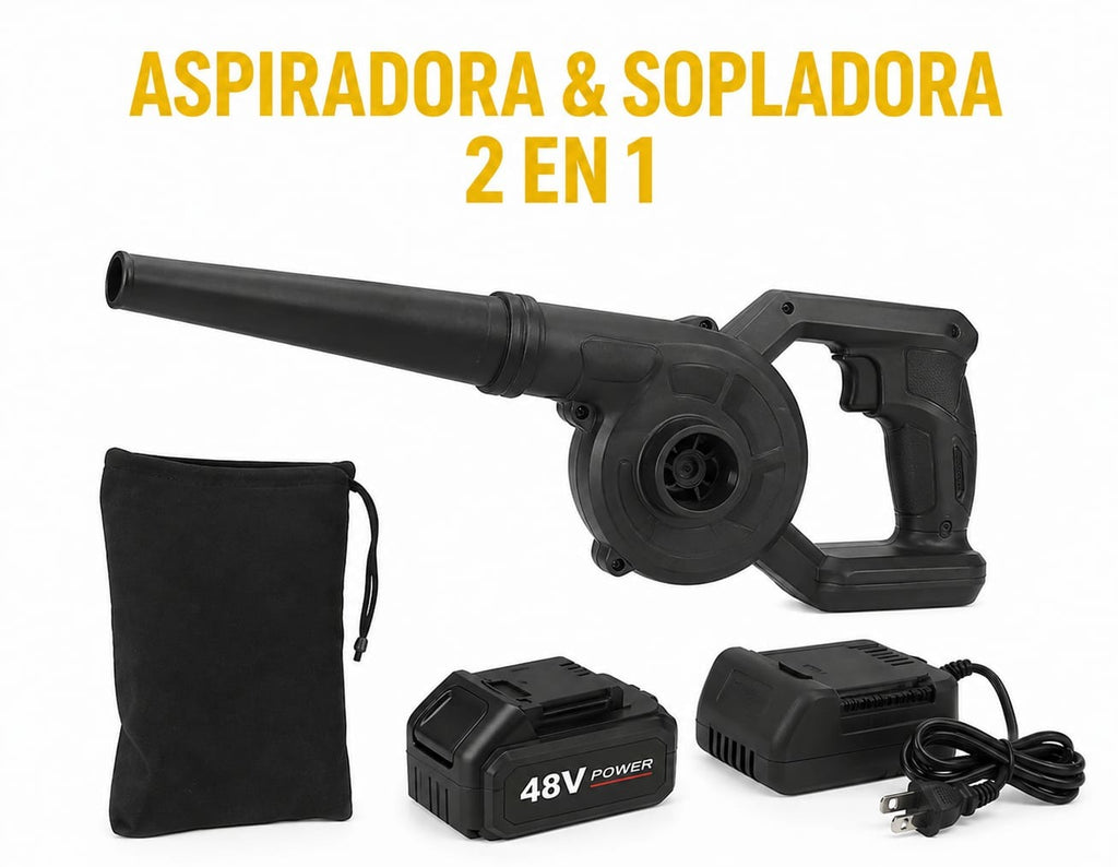 ASPIRADOR & SOPALDOR INALMABRICO 48V