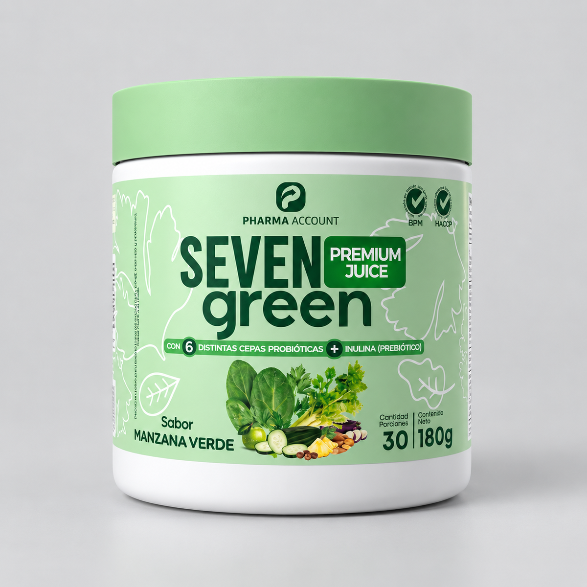 SEVEN GREEN – SABOR MANZANA