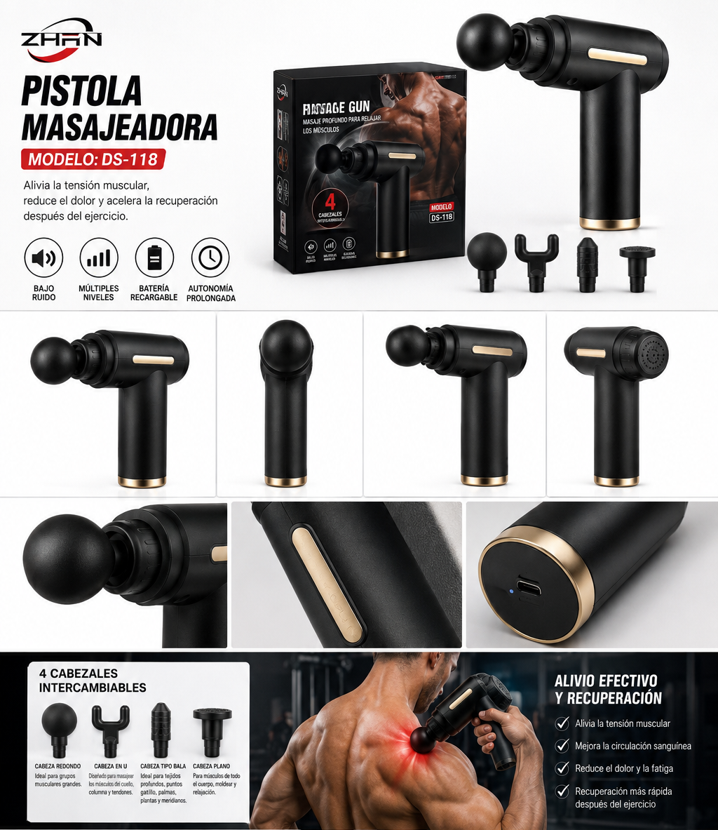 Pistola Masajeadora DS-118