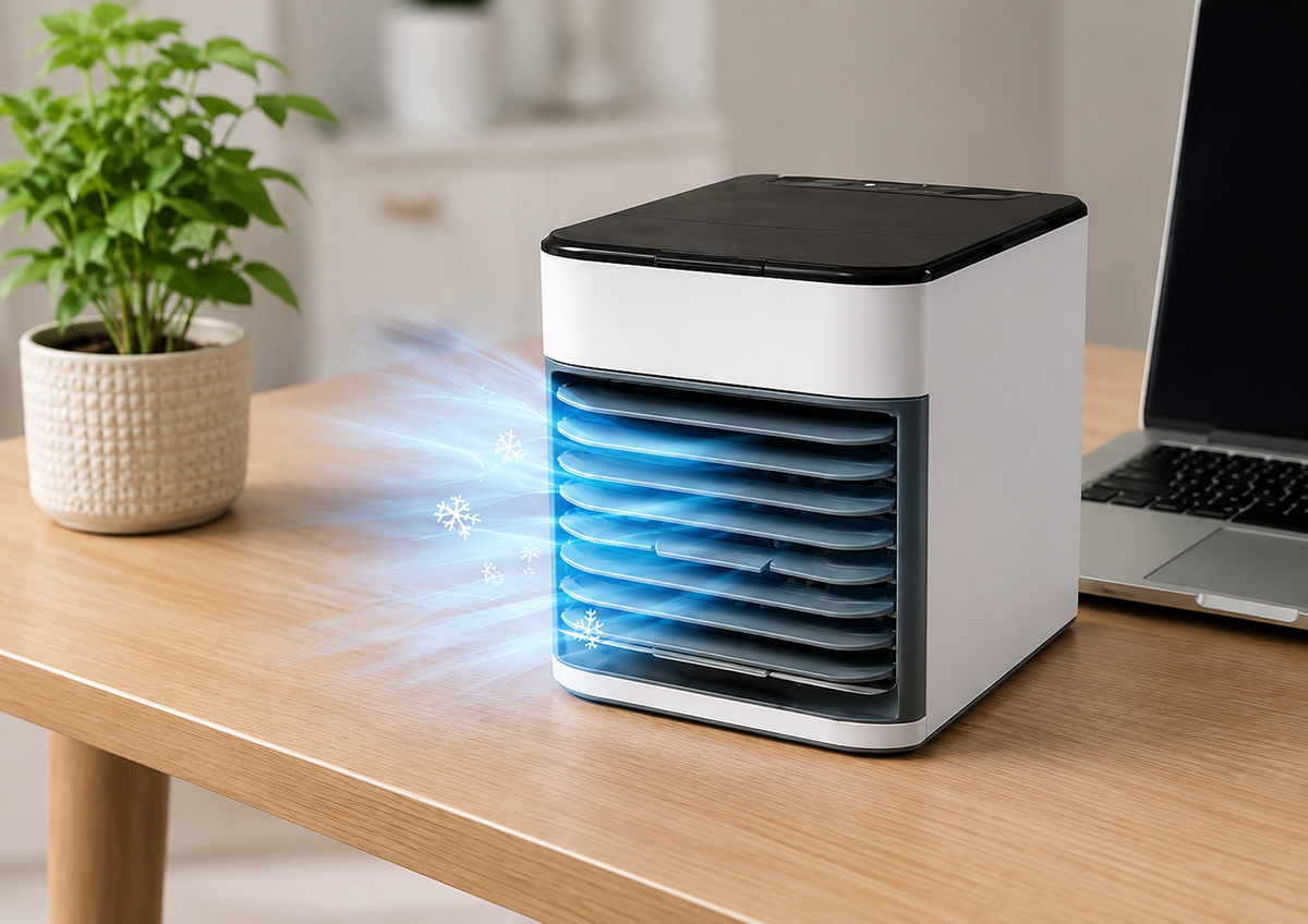 MINI VENTILADOR ENFRIADOR DE AIRE PORTÁTIL
