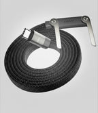 Cable USB Tipo C a USB Tipo C Fastrok de 240W con diseño plano, conector lateral y soporte integrado en color negro