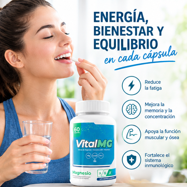 Cápsulas Vital MG