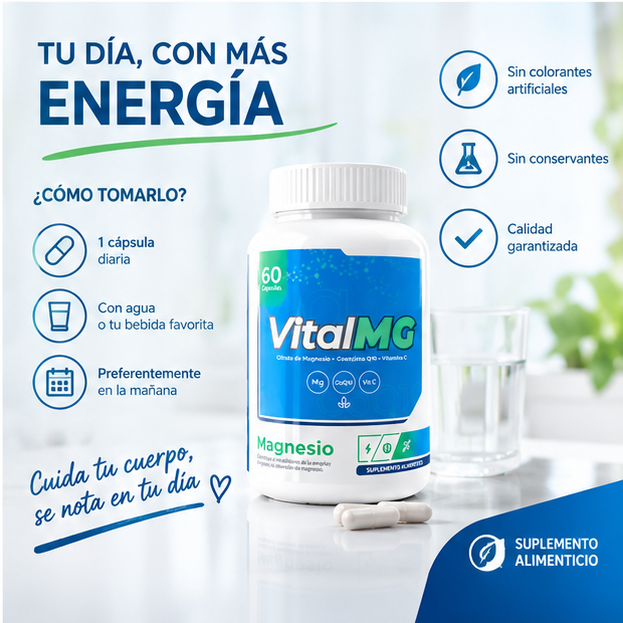 Cápsulas Vital MG
