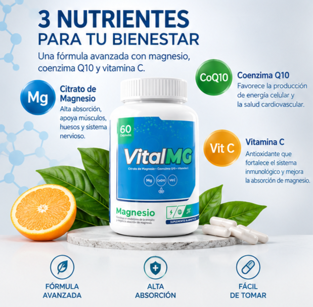 Cápsulas Vital MG