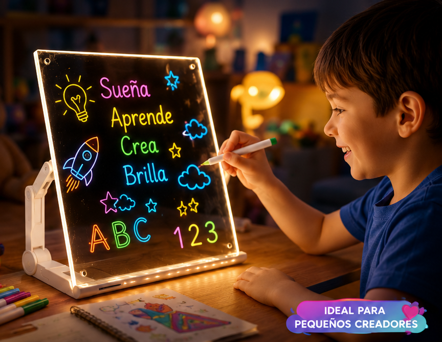 🚀 PIZARRA LED MÁGICA 🌈✨